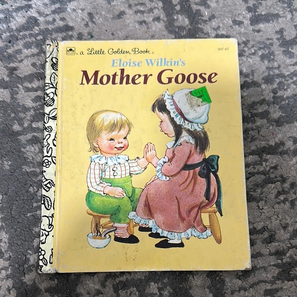 Scholastic Mother Goose Book with Yellow and Pink Cover - Picture 1 of 1